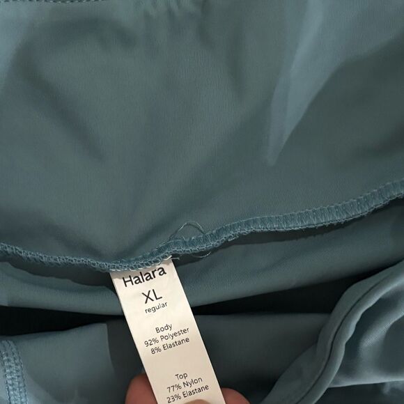 Halara Breezeful High Waisted High Low Ruffle 2-in-1 Quick Dry Maxi Skirt SZ XL - Picture 4 of 5